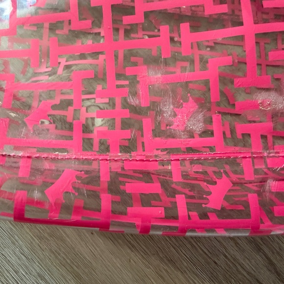 Elaine Turner Pink Transparent Tote - Picture 5 of 10